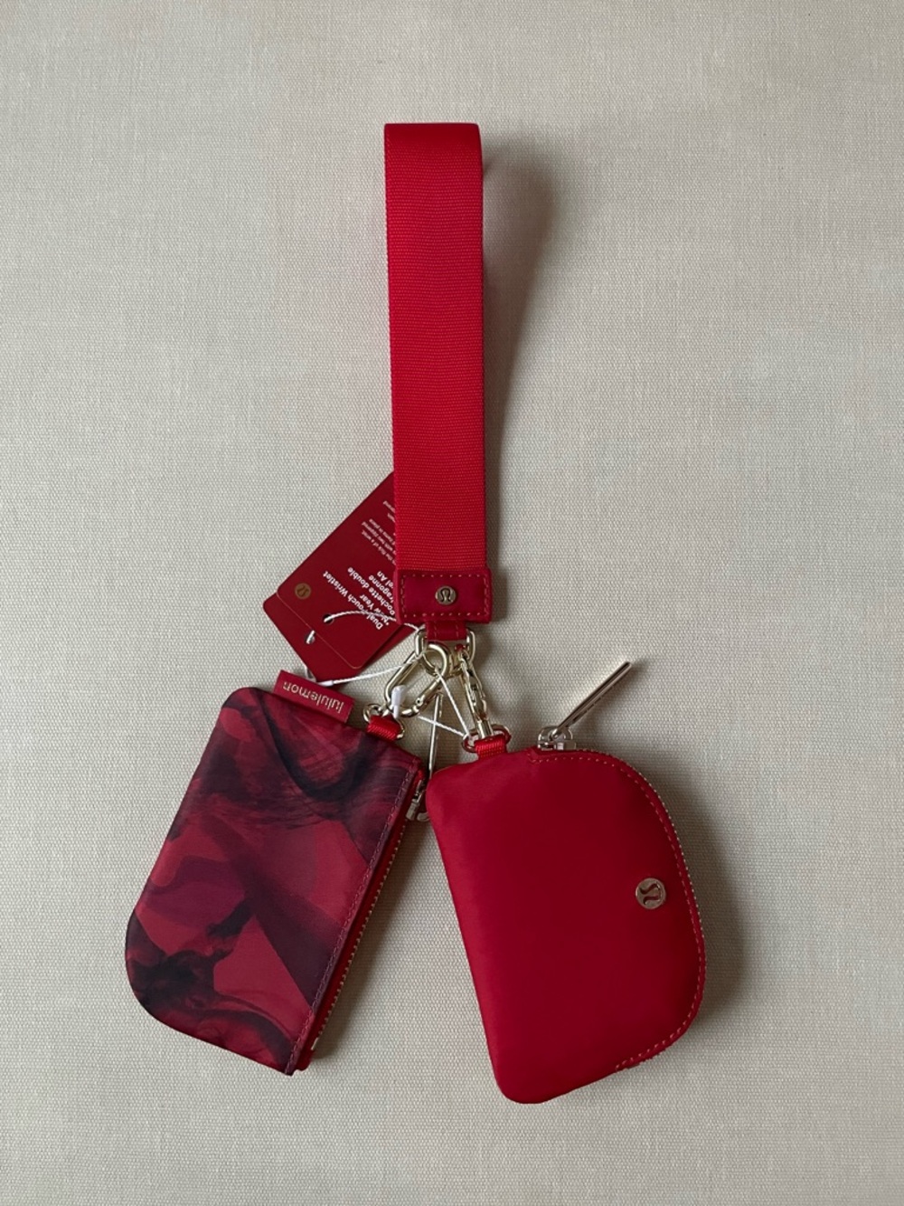 Lululemon Lunar New Year Dual Pouch Wristlet